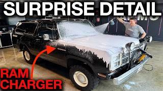 Dodge Ramcharger Surprise Detail! Polishing Black Paint to Perfection