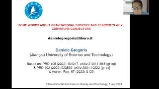 ISGC 240703 talk by Prof. Daniele Gregoris - Jiangsu University of Science and Technology