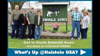 What's Up at Holstein USA- Emerald Acres highlighted as a 2017 Herd of Excellence