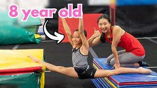 KID vs ADULT Gymnastics Warm Up | @ChloeD_Gymnast