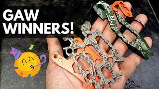 Winners for the MRF Tools EDC Pocket Gear Giveaway!