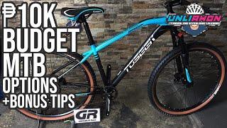 10k budget MTB suggestions + Bonus Tips sa Pagpili ng Bike around this Price point