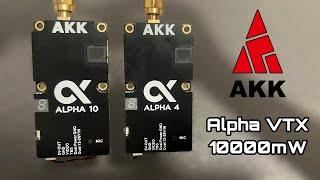 AKK Alpha Series - 10000mW, 80ch Video Transmitter for FPV - Product Review