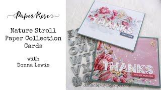 Paper Rose Nature Stroll Paper Collection | Cardmaking with Paper Rose Studio