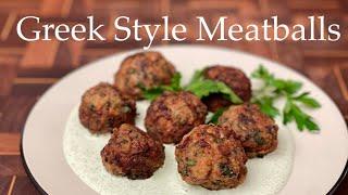 When Greek Meatballs(Keftedes) meet my special Yogurt  Dip .. this happens| Christine Cushing