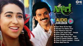 Anari Movie Audio Jukebox | Venkatesh & Karisma Kapoor | Hindi Evergreen 90's Hits | Anari Songs