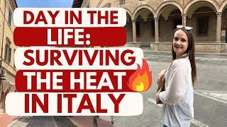 DAY IN THE LIFE SURVIVING THE ITALIAN HEAT ️ Expat Diaries #11