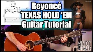 Beyoncé - TEXAS HOLD 'EM Guitar Tutorial Lesson