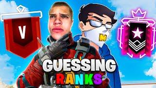 Jynxzi & Marley Guess YOUR Rank (Rainbow Six Siege)