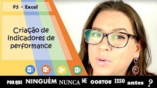 CRIAÇÃO DE INDICADORES DE PERFORMANCE NO EXCEL - #20 de #20