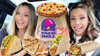 Trying NEW Taco Bell Mexican Pizza + more!