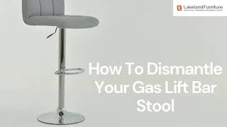 How To Dismantle Your Gas Lift Bar Stool