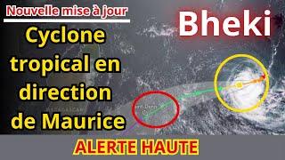 Prévision du 19 Novembre 2024 : «Cyclone tropical Bheki va frapper Maurice et la Réunion» #meteo