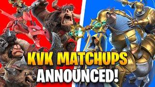 KvK NEWS! New Groups, Who is Fighting Who, Statue & Pass Opening Times! | Call of Dragons