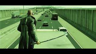 The Matrix Reloaded - The Highway Chase Fight Morpheus vs Chase Agents