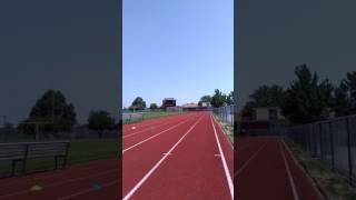 James Jenkins Jr. 55 meter dash at 5.7 seconds