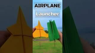 How to make paper airplane launcher ️| paper plane #shorts