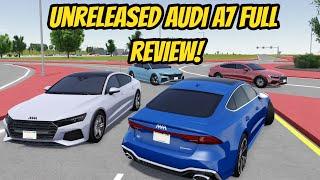 Greenville, Wisc Roblox l UNRELEASED AUDI A7 Test Drive Full Review UPDATE