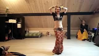 Krutova Irina - Intertwine (tribal fusion bellydance with zills)