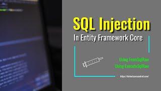 Avoiding SQL Injection in Entity Framework Core (While using inline queries)