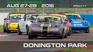 2016 BRSCC Mazda MX-5 Championship - Donington Park Rnd 12 & 13