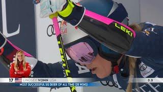 Lindsey Vonn's World Cup podium run from the Sun Valley super-G | Outside TV