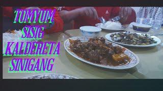 Tomyum, Sisig, Kaldereta at Sinigang na Ribs.#Batha Riyadh