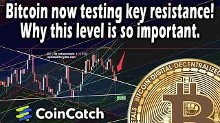 Bitcoin testing key resistance! Why this level is so important.