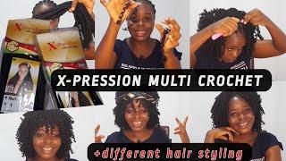 REVIEW OF X-PRESSION MULTI CROCHET || Re-making a hairstyle I did five years back! ¦¦ The Amazon Deb