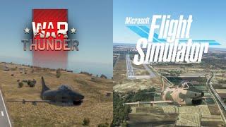 G91 R/4 - War Thunder And Microsoft Flight Simulator Compared