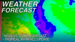 Powerful Thunderstorms and Intense Rainfall are Forecast Across Queensland This Week