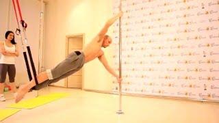 Пилон и функциональные петли ТРХ. POLE DANCE & тренажер ТРХ