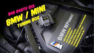 BMW STRAT-2 Tuning Box. Unlocking over 100+BHP on the S58 engine and 55+BHP on the B48TU engine