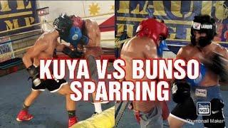 Kuya vs Bunso  Laurente brothers sparring