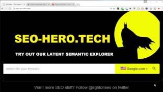 SEO Hero - [EN] SEO Tool for Content Optimization