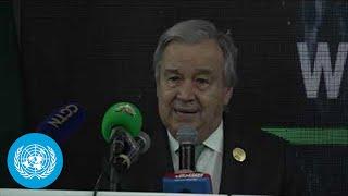 UN Secretary-General & Pakistan Prime Minister joint press encounter | United Nations | #COP27