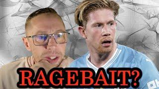 De Bruyne is NOT Top 20 Prem Midfielder! - Reaction