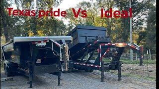 Texas pride vs ideal roll-off trailer. Gooseneck roll offs