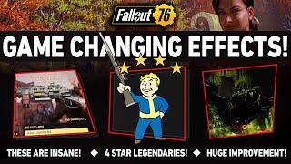 4 STAR LEGENDARY Effects Will Change Fallout 76!