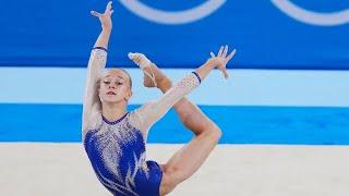 Viktoria Listunova FX team final Tokyo 2020