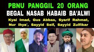 Warga NU Tuntut PBNU Panggil 20 Orang Begal Nasab Habaib Ba'alwi - Geger Gede