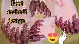 Stunning Foot Mehndi Design | Foot Mehndi Patterns For Beginners | Gorgeous Foot Mehndi Art by Annus