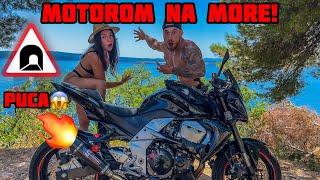 PRVI PUTA MOTOROM NA MORE! *pucamo vatru iz auspuha*