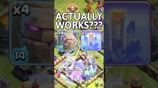 GOLEMS + ICE BLOCKS is CRAZY! HOW DOES THIS WORK?! #clashofclans