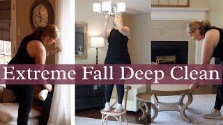 FALL DEEP CLEAN WITH ME |  EXTREME CLEANING MOTIVATION | CLEANING THERAPY