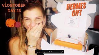 HERMES GIFT & UNBOXING  VLOGTOBER DAY 23