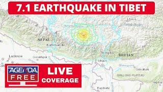 7.1 Earthquake in Tibet (China) near Nepal - LIVE Updates and Breaking News Coverage