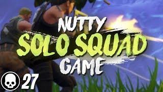 NUTTY 27 KILL GAME! Solo Squad Gameplay (Fortnite Battle Royale)