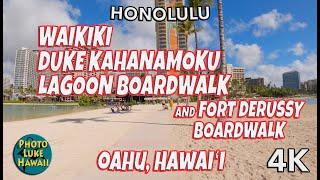 Waikiki Duke Kahanamoku Lagoon Boardwalk and Fort DeRussy Boardwalk