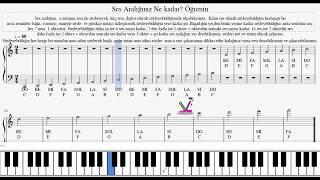 Ses Aralığınızı öğrenin (Learn your voice Range)